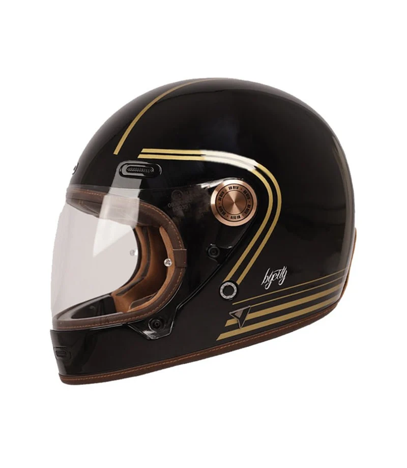 Casco Integrale Roadster III Oro e Nero - By City