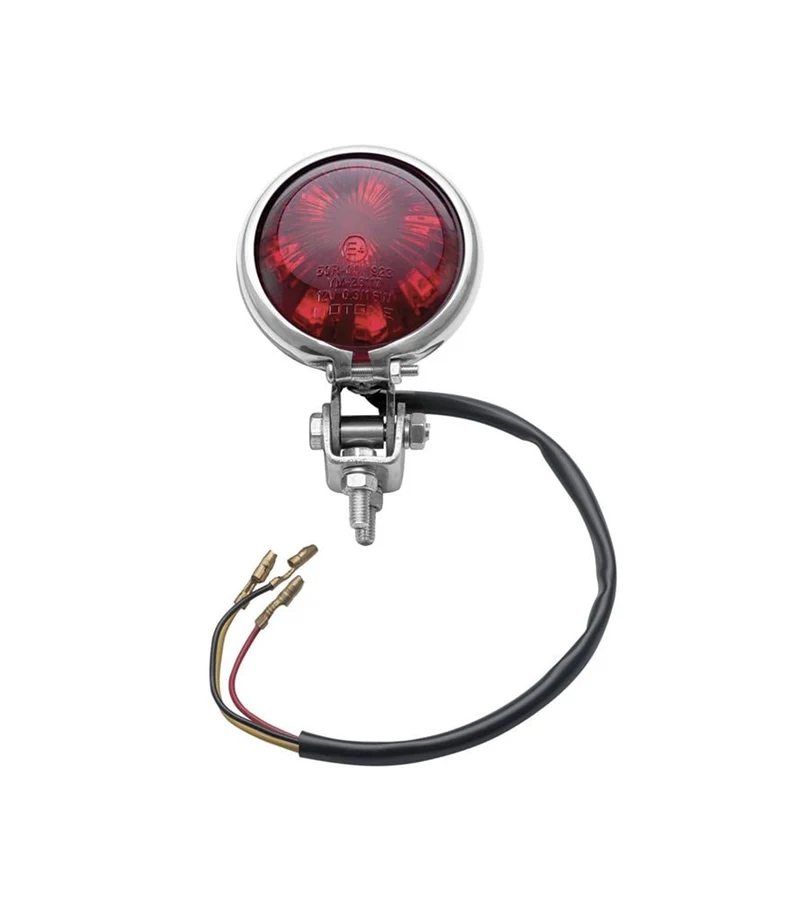 Fanale Posteriore Mini Bates Satinato a LED Omologato