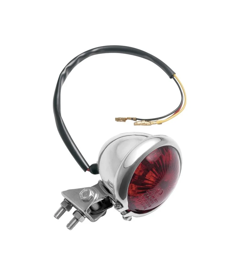 Fanale Posteriore Mini Bates Satinato a LED Omologato