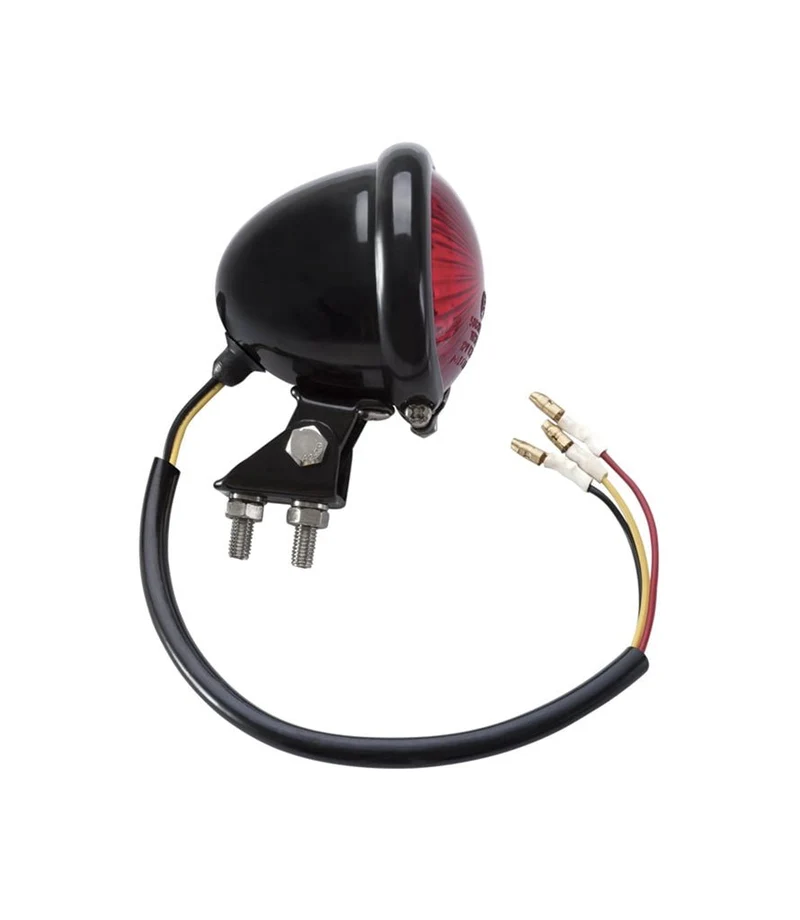 Fanale Posteriore Mini Bates Nero a LED Omologato