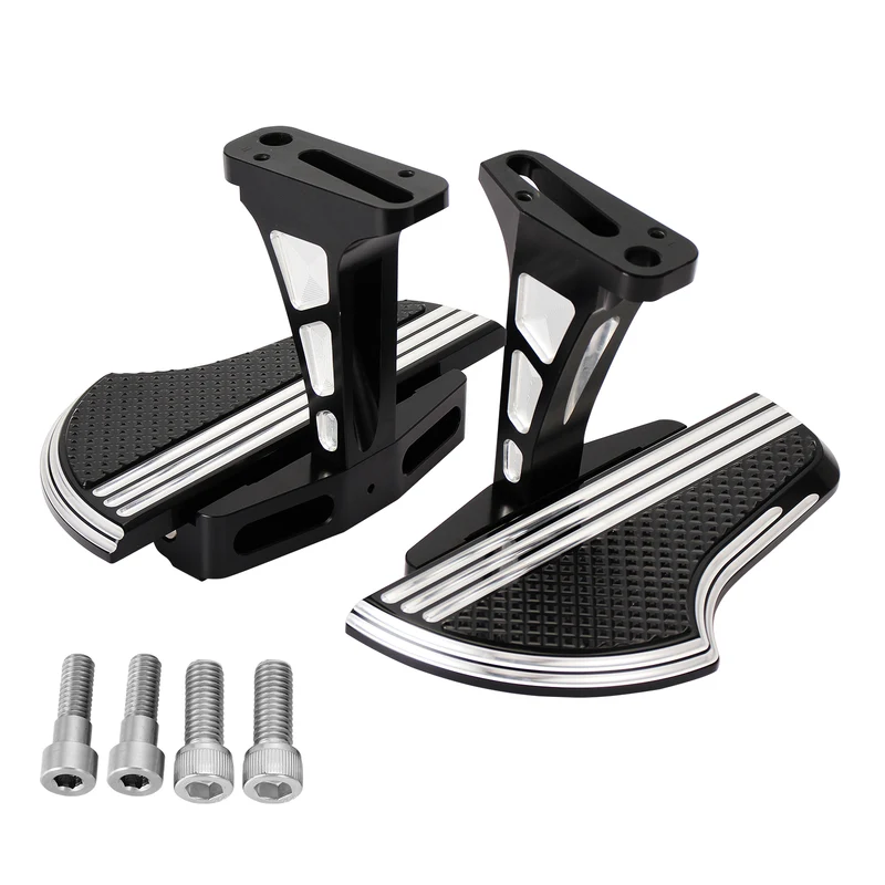Passenger Floorboards w/Support Kit For Harley Touring Trike 1993-ON