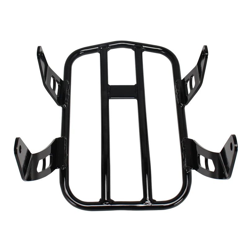 Curved Solo Luggage Rack For Indian Scout Bobber Twenty Sixty Gloss Black