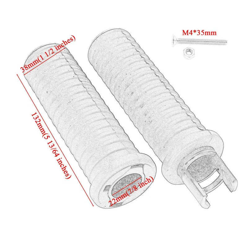7/8"/22mm Hand Grip For Indian CHIEF SPRINGFIELD CHIEFTAIN/ROADMASTER 14-17