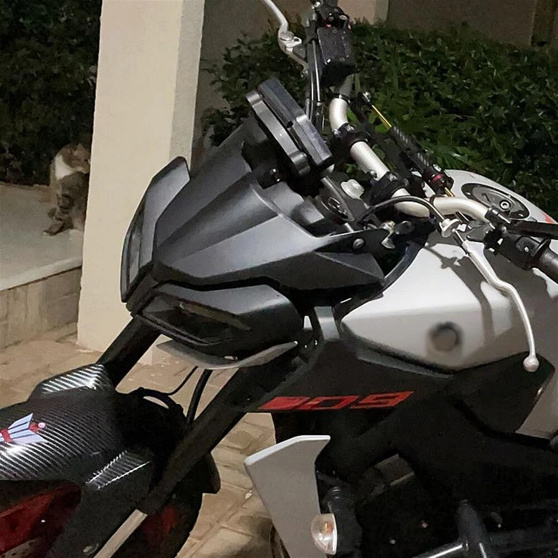 Front Airflow Windshield For Yamaha MT-09 FZ-09 2017-2020 Wind Deflector