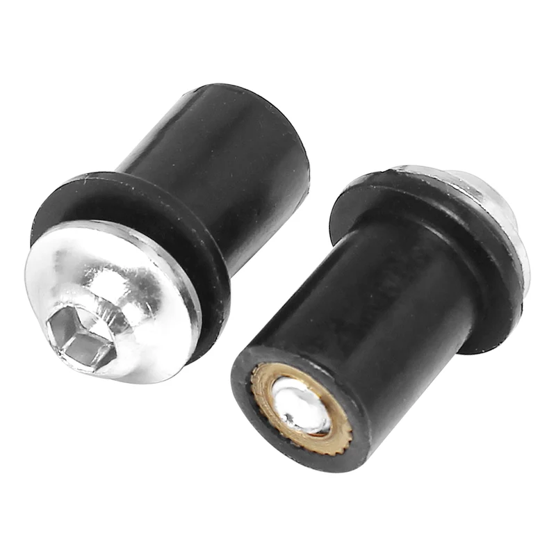 M5 Rubber Well Nuts Kit Windscreen Windshield Fairing Bolts