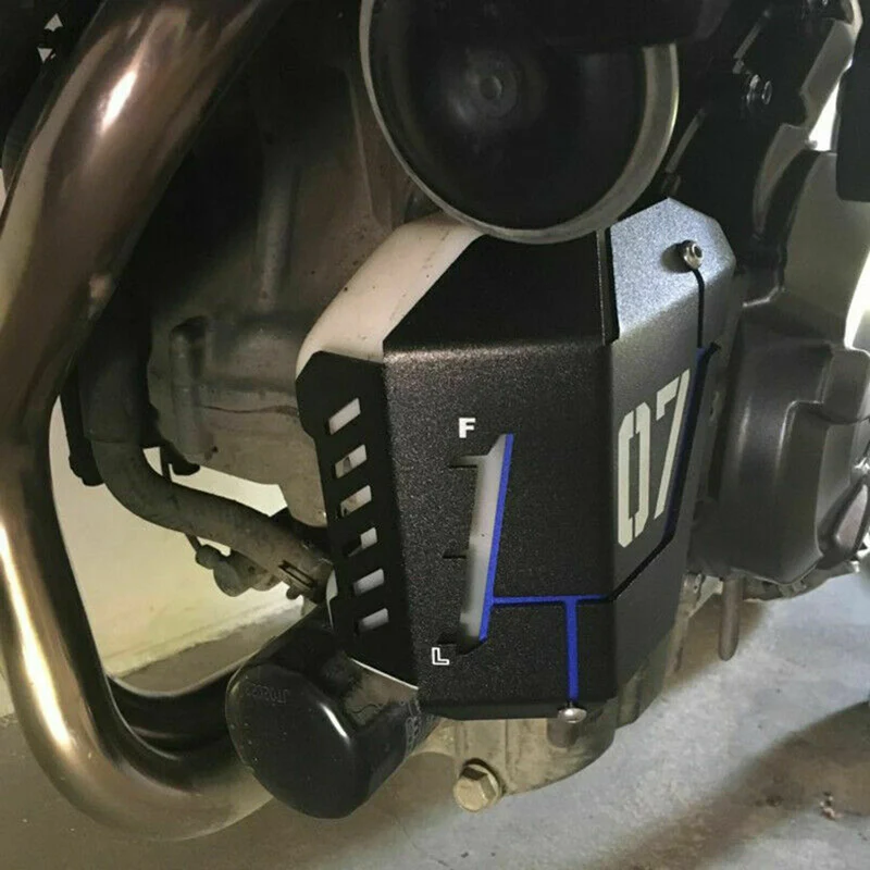 Radiator Coolant Recovery Tank Guard Reservoir Cover For Yamaha MT-07/FZ07 14-21