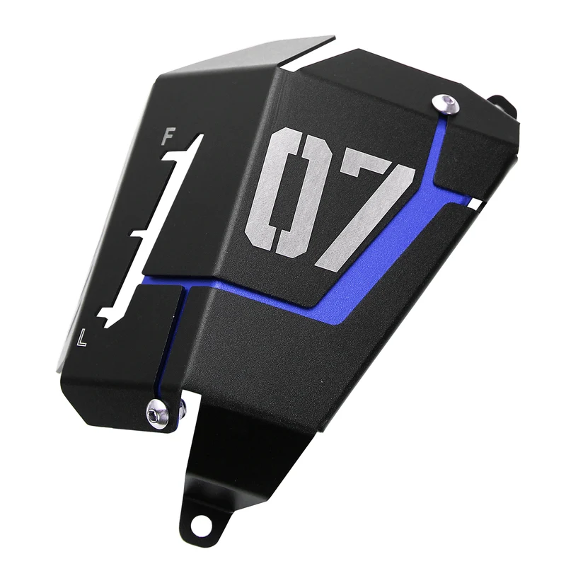 Radiator Coolant Recovery Tank Guard Reservoir Cover For Yamaha MT-07/FZ07 14-21