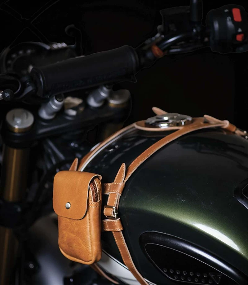 Paraserbatoio Vintage Tan per Triumph 400cc