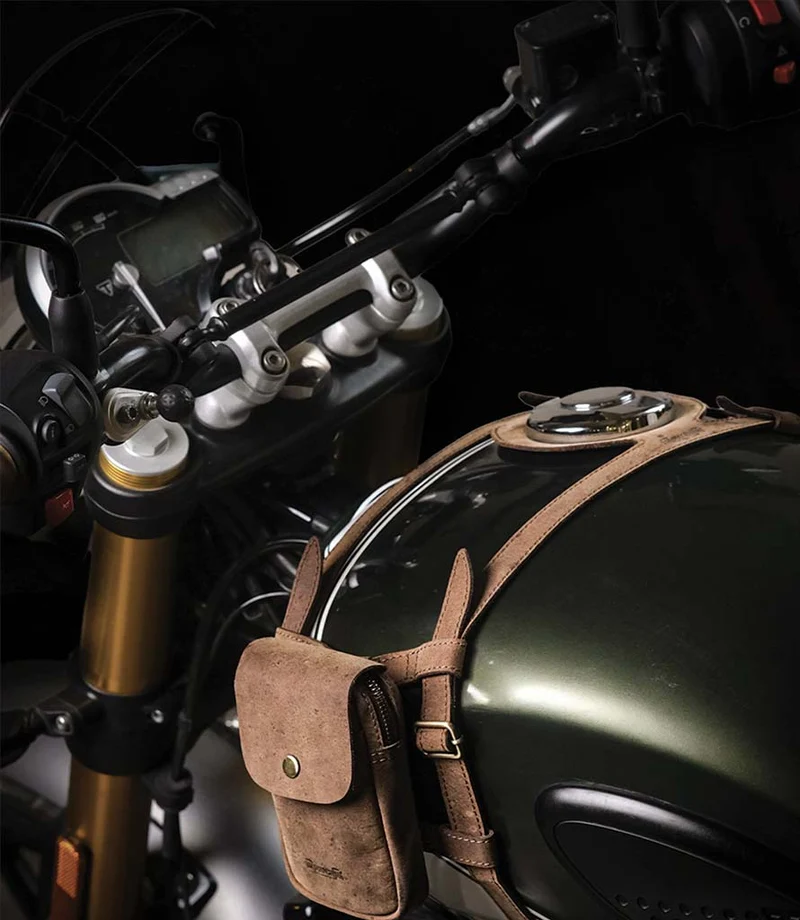 Paraserbatoio Marrone per Triumph 400cc