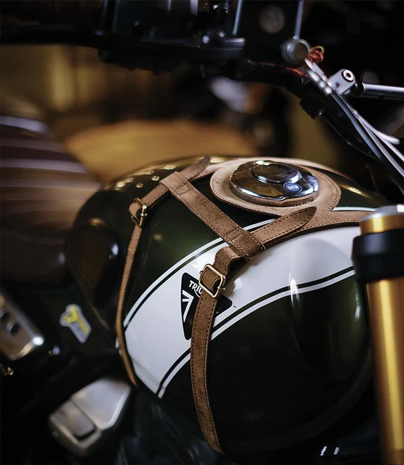 Paraserbatoio Marrone per Triumph 400cc