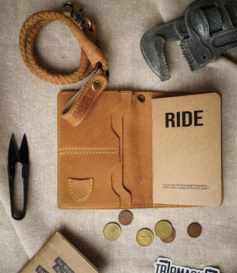 Portafoglio Explorer Vintage Tan - Trip Machine