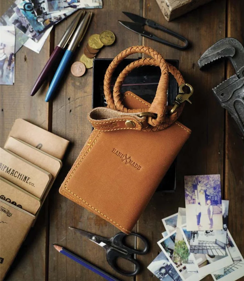 Portafoglio Explorer Vintage Tan - Trip Machine