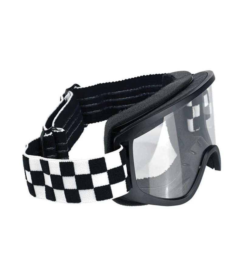 Mascherina Moto 2.0 Biltwell Nera / Scacchi