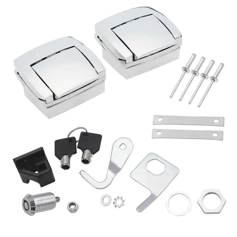 Tour Pack Latches Lock & Keys Kit For Harley Touring 1993-2013