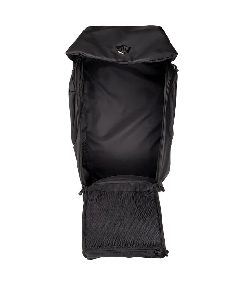 Zaino Royal Enfield Semirigido Nero con Logo in Metallo