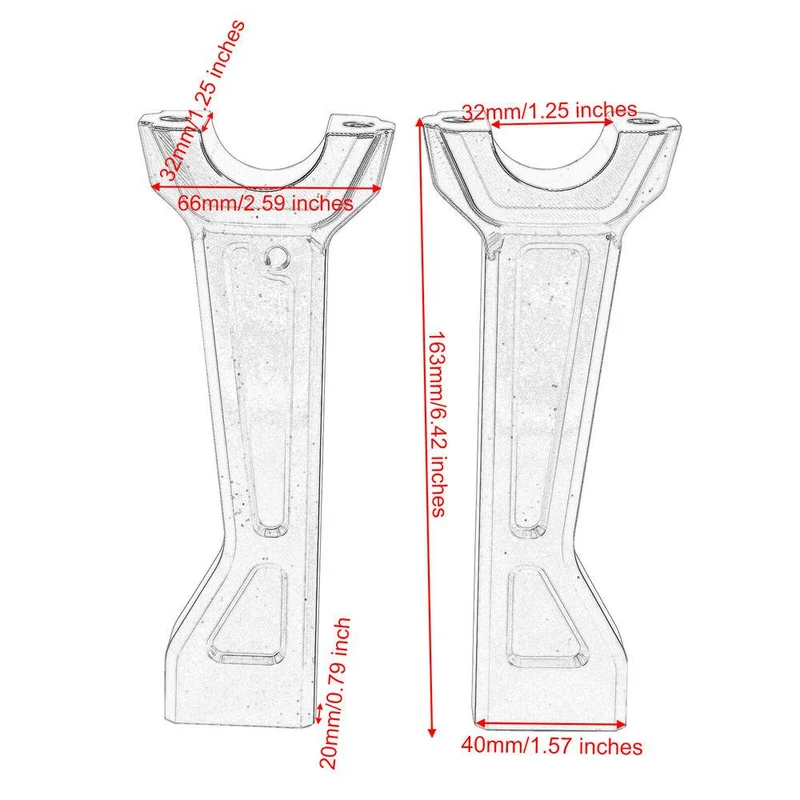 Handlebar Tall Risers For Pan America 1250/Special 2021+