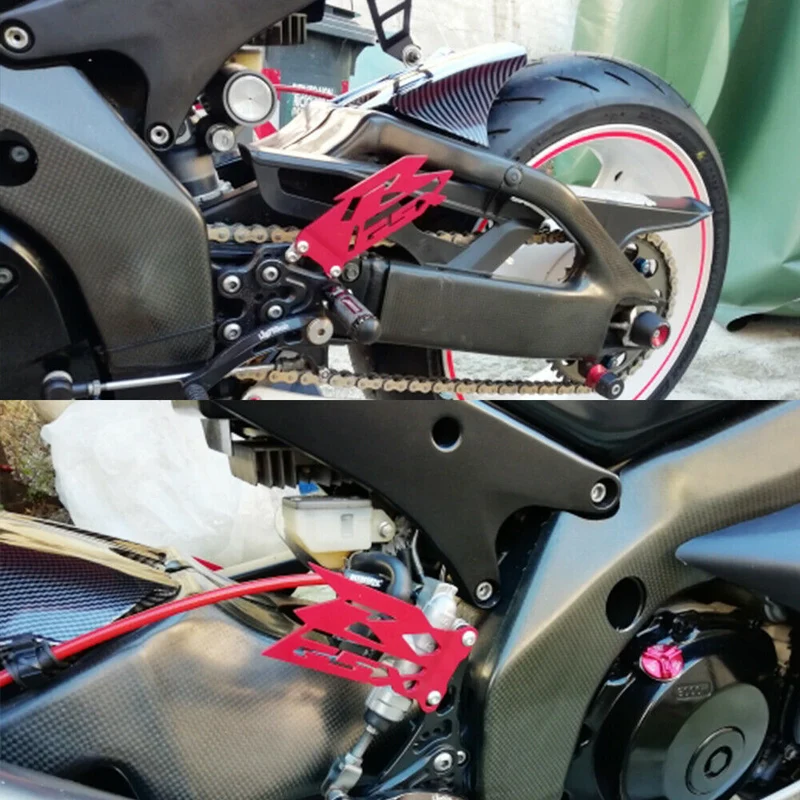 CNC Footrest Guards Heel Plates For SUZUKI GSX-R 600/750 06-16,GSX-R 1000 03-16