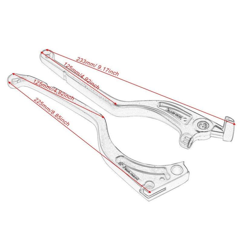 Black Brake Clutch Levers (Left & Right) For BMW G310GS/G310R 2016-2020