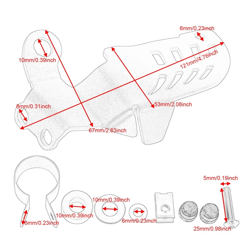 Side Stand Switch Guard For BMW R1200GS LC/ADV R1250GS/ADV R1250R