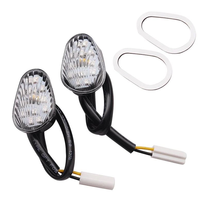 LED Turn Signals Front Mini Indicator For Yamaha YZF-R1 02-08,R6 03-14,R6S 06-09