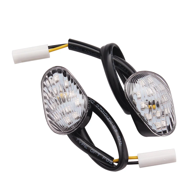 LED Turn Signals Front Mini Indicator For Yamaha YZF-R1 02-08,R6 03-14,R6S 06-09