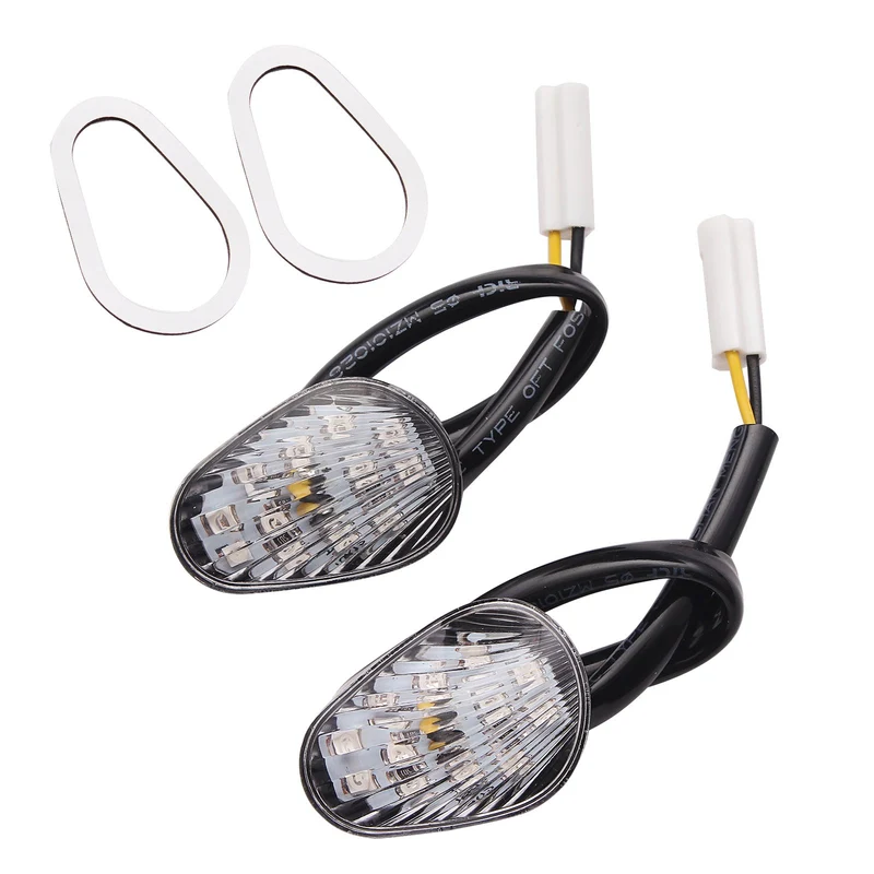LED Turn Signals Front Mini Indicator For Yamaha YZF-R1 02-08,R6 03-14,R6S 06-09