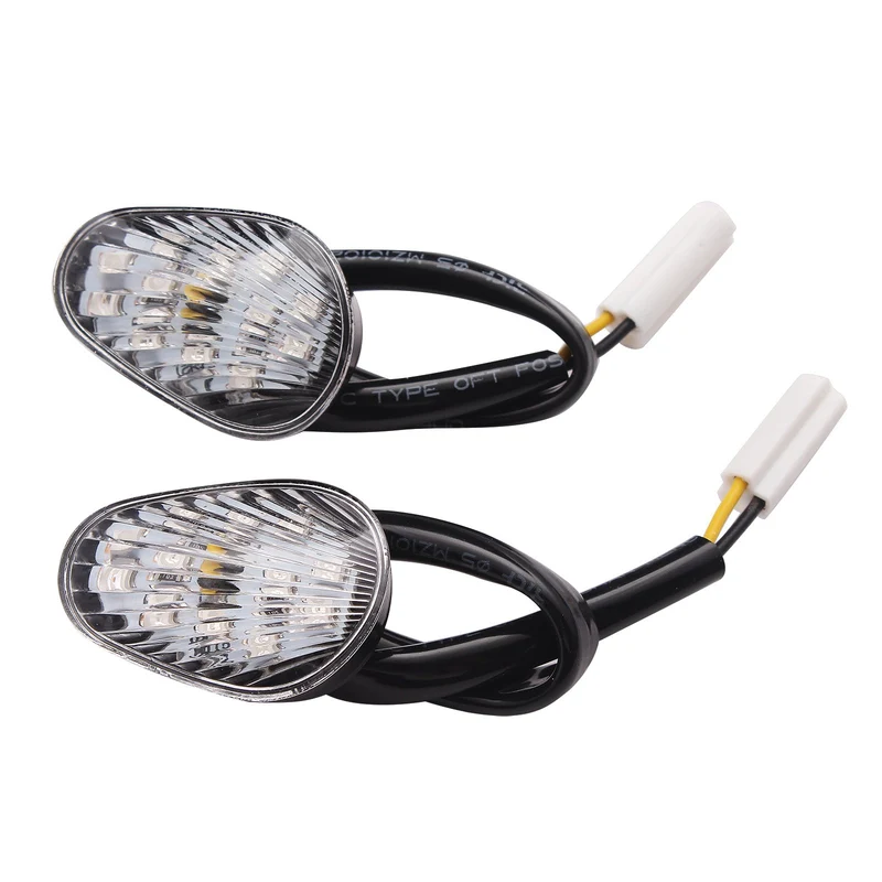 LED Turn Signals Front Mini Indicator For Yamaha YZF-R1 02-08,R6 03-14,R6S 06-09