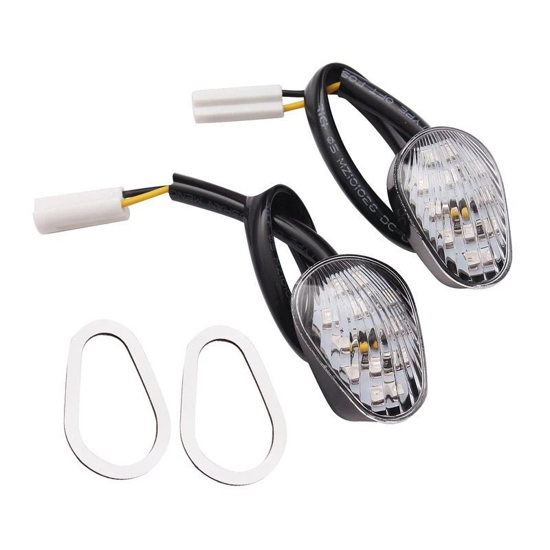 LED Turn Signals Front Mini Indicator For Yamaha YZF-R1 02-08,R6 03-14,R6S 06-09