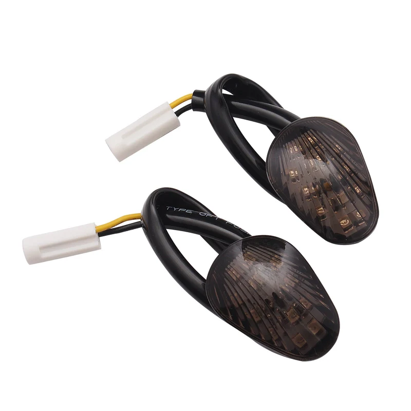 LED Turn Signals Front Mini Indicator For Yamaha YZF-R1 02-08,R6 03-14,R6S 06-09
