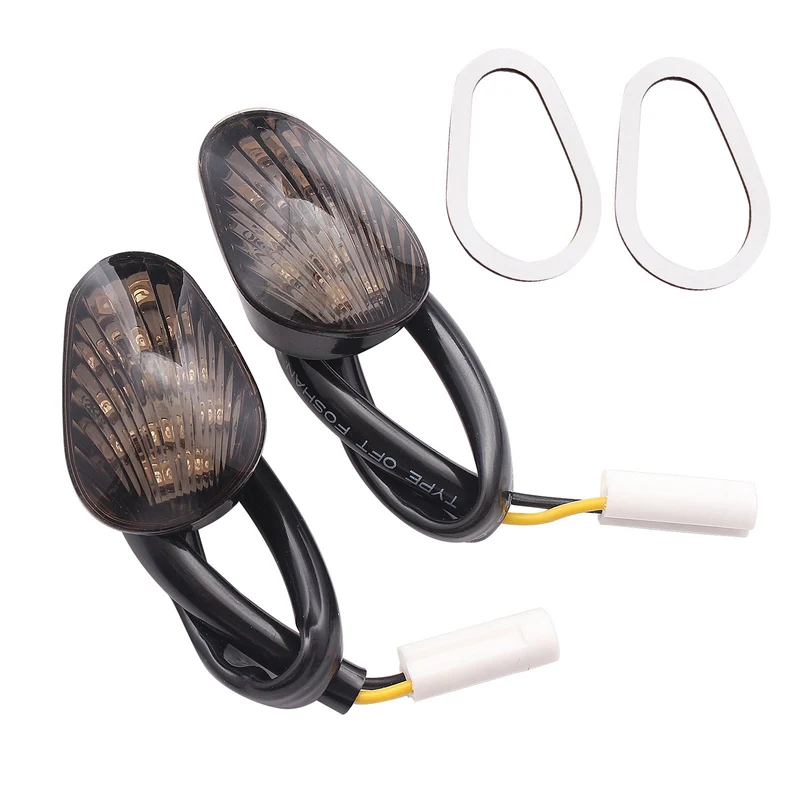 LED Turn Signals Front Mini Indicator For Yamaha YZF-R1 02-08,R6 03-14,R6S 06-09