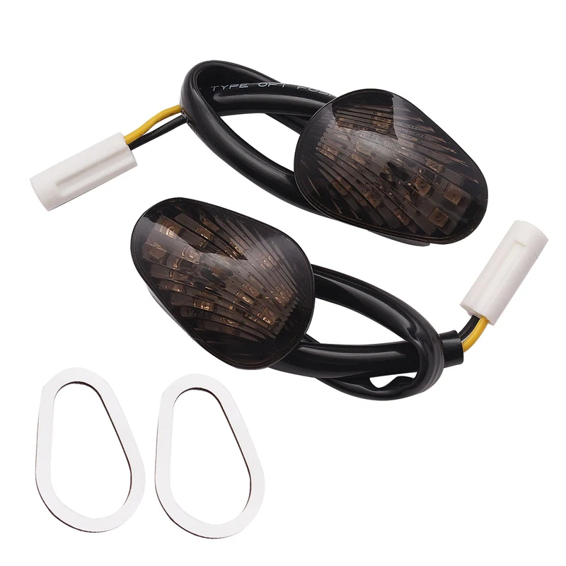 LED Turn Signals Front Mini Indicator For Yamaha YZF-R1 02-08,R6 03-14,R6S 06-09