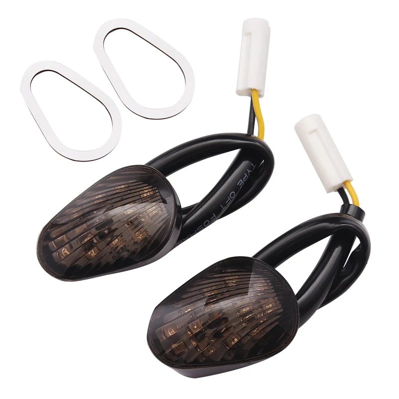 LED Turn Signals Front Mini Indicator For Yamaha YZF-R1 02-08,R6 03-14,R6S 06-09