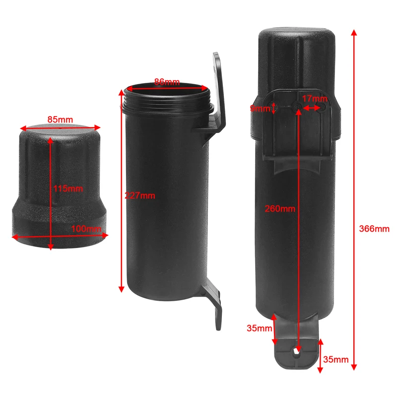 Tool Storage Tube Universal Motorcycle Waterproof Gloves Raincoat Box