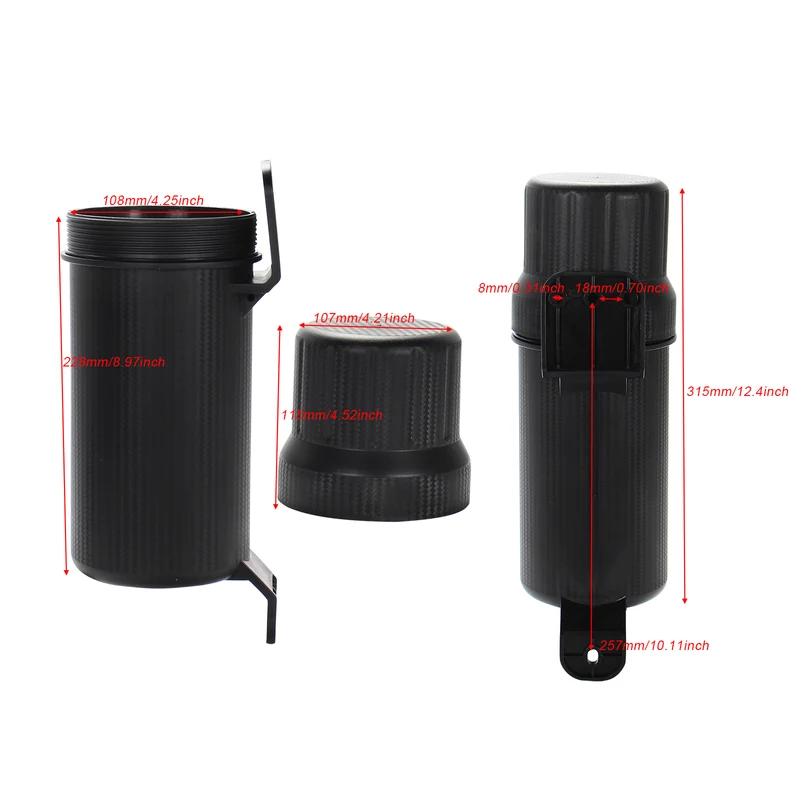 Tool Storage Tube Universal Motorcycle Waterproof Gloves Raincoat Box