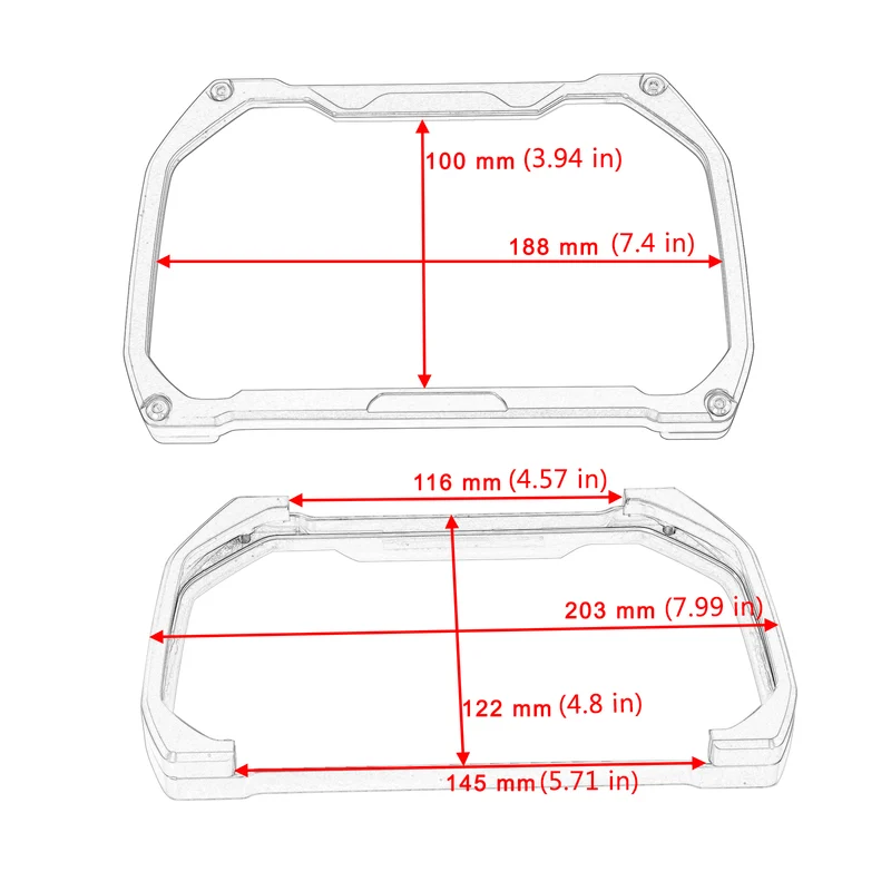 Instrument Screen Protector For BMW F850GS F900XR S1000RR R1200GS R1250GS