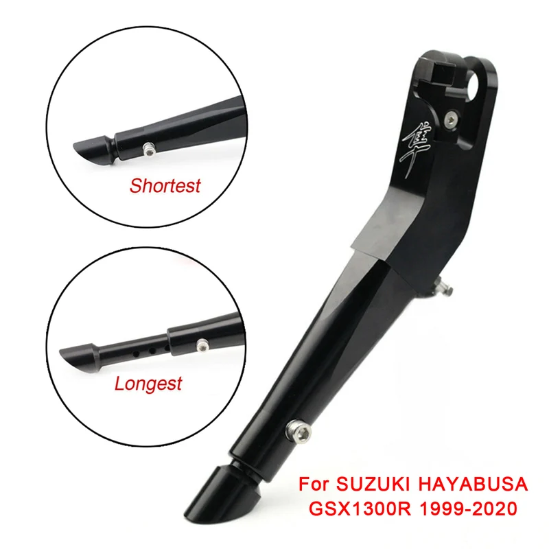 Adjustable Side Stand For SUZUKI HAYABUSA GSX1300R 1999-2020 Kickstand