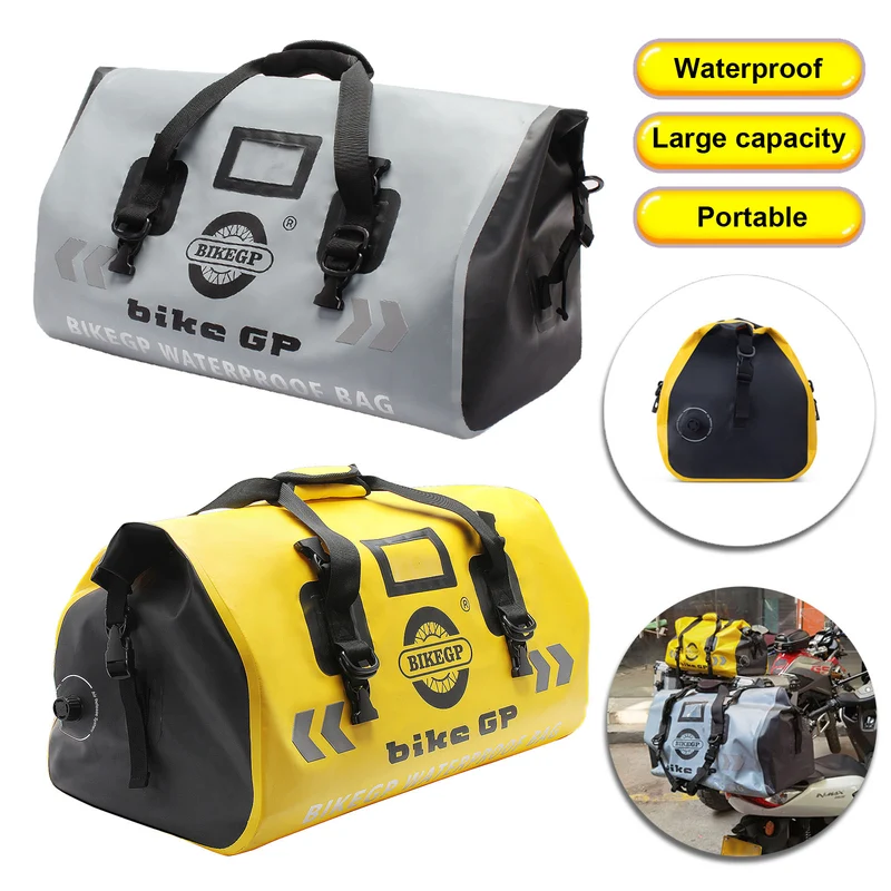 Waterproof Cylinder Duffel Bag For Motorcycle Outdoor cAdventure