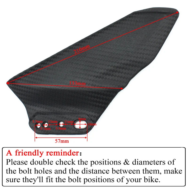 Aerodynamic Winglets For BMW Ducati Yamaha Suzuki Honda Kawasaki