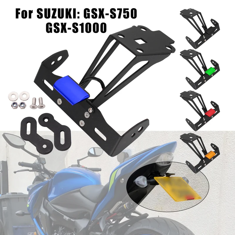 Licence Plate Holder For SUZUKI GSX-S750 GSX-S950 GSX-S1000F Fender Eliminator Tail Tidy