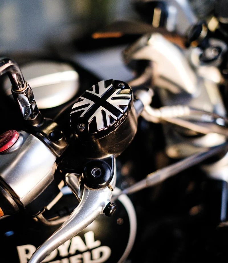 Tappo Serbatoio Olio "Union Jack" x Royal Enfield - Cafe Twin x Trip Machine