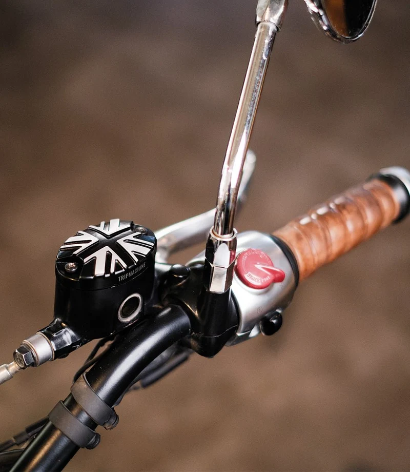 Tappo Serbatoio Olio "Union Jack" x Royal Enfield - Cafe Twin x Trip Machine