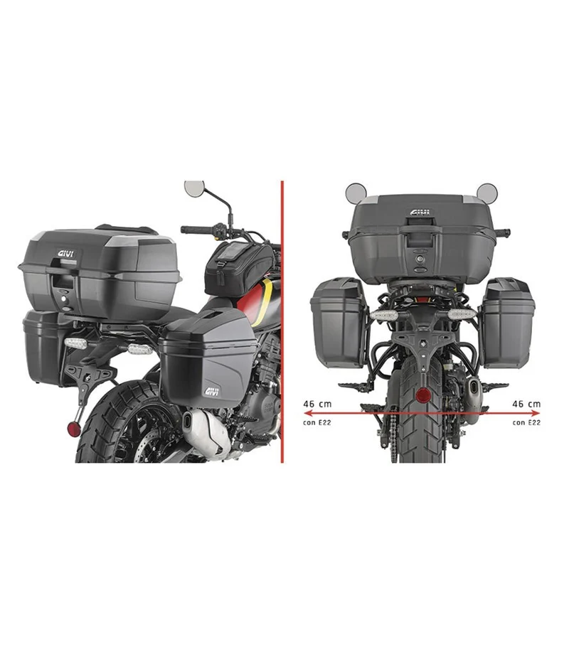 Supporti Laterali per Guerrilla 450 MONOKEY® - GIVI