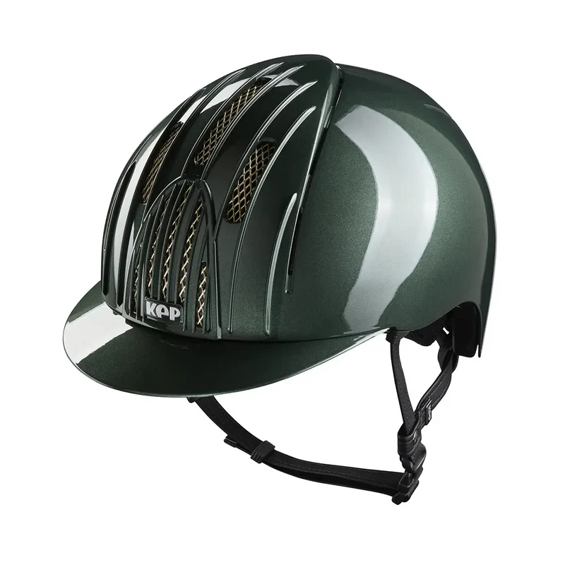 Endurance Riding Helmet Shine Dark Green