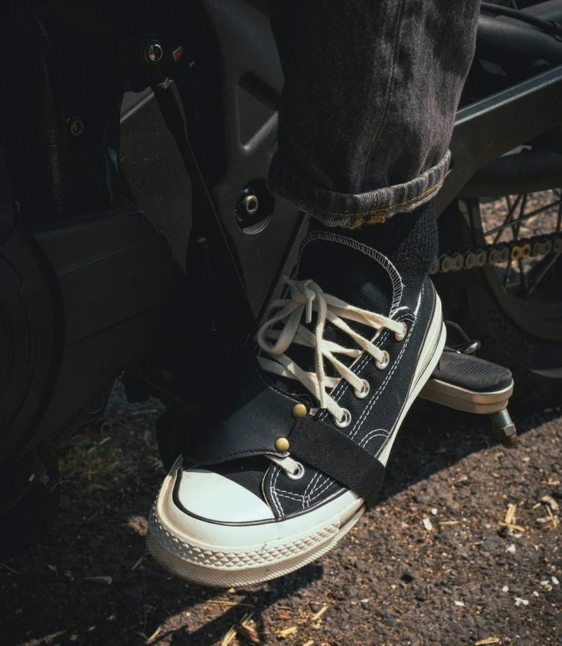Copriscarpa Moto Nero