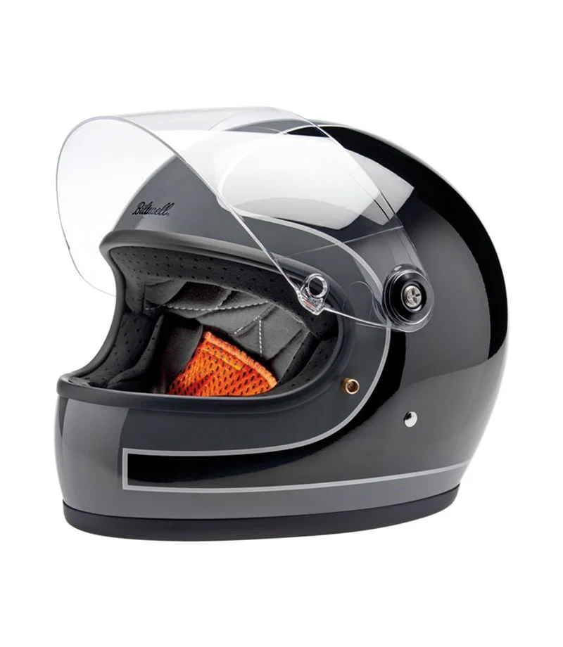 Casco Biltwell Gringo S Storm Grey/Black Tracker Gloss
