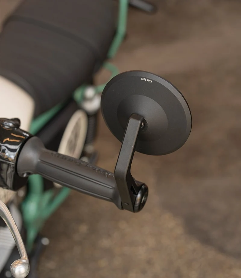 Kit Specchietti Moto Rocker con Adattatori Bar End per Royal Enfield