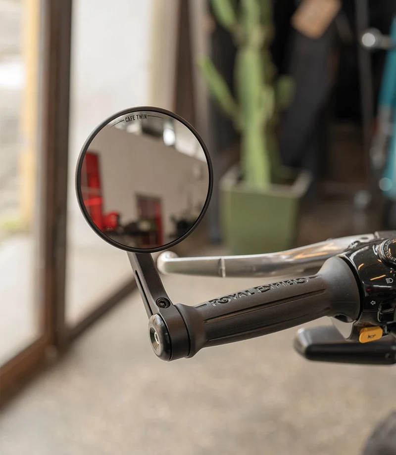 Kit Specchietti Moto Rocker con Adattatori Bar End per Royal Enfield