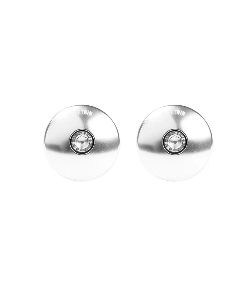 Adattatori Specchietti Bar End Universali per Manubri da Ø 22 mm / 25 mm Silver