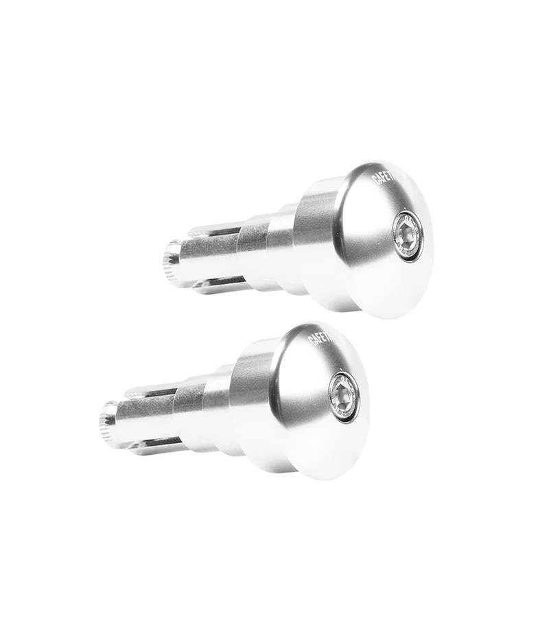 Adattatori Specchietti Bar End Universali per Manubri da Ø 22 mm / 25 mm Silver