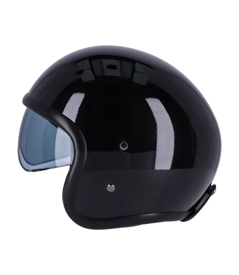 Casco Jet con Occhiali Roeg Sundown Vintage Nero